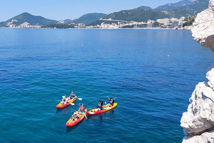 3.5-Hour Kayak Tour from Beсiсi to Sveti Stefan Island