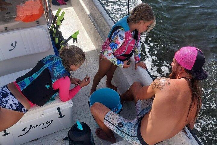 5 Hour Scalloping Charter for 4 people from Crystal River