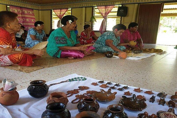 Fijian pottery crafting Village Experience & Natadola Beach Tour
