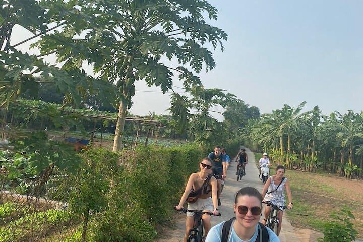 Pedaling Through Hanoi's Banana Island, Hidden Gems and Food