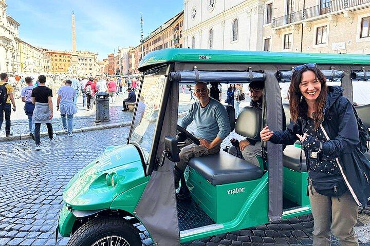 Rome, Crafted for You: Private Golf Cart Tour