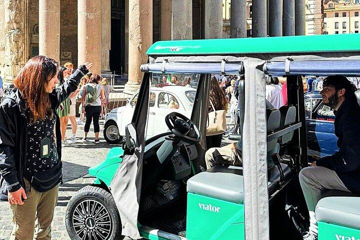 Rome, Crafted for You: Private Golf Cart Tour