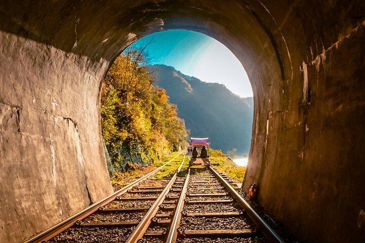 Samaksan, Nami Island and Alpaca or Railbike tour from Seoul