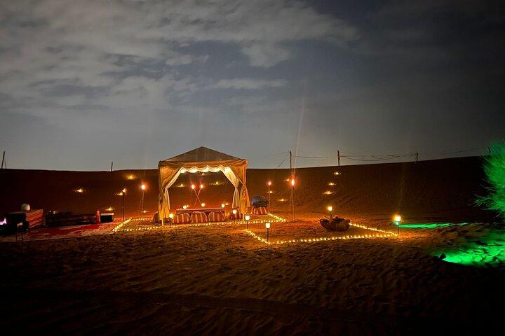 5 Hours Romantic Private Dinner at Desert in Dubai