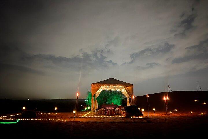 5 Hours Romantic Private Dinner at Desert in Dubai