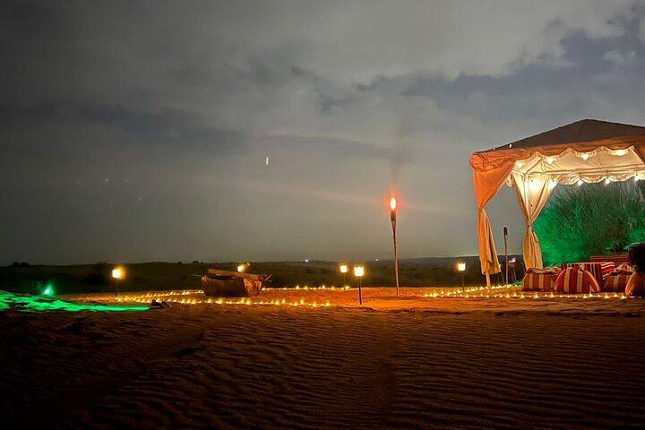 5 Hours Romantic Private Dinner at Desert in Dubai