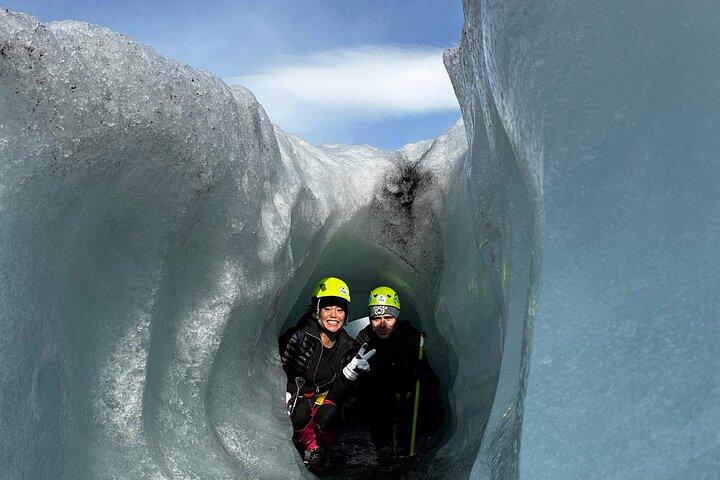 Glacier Hike, South Coast Waterfalls & Black Sand Beach