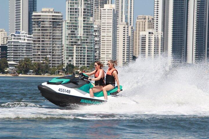 1 Hour Jet Ski Island Safari to South Stradbroke Island