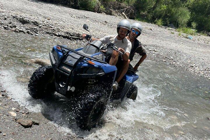 Adrenaline Tour Alcantara Gorges Quad and canyoning