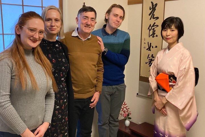 Japanese Tea Ceremony at Private Home in Yokohama, suburban Tokyo