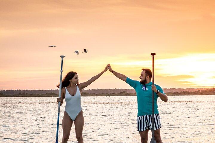 Paddleboard or kayak sunrise tour in Bacalar lagoon