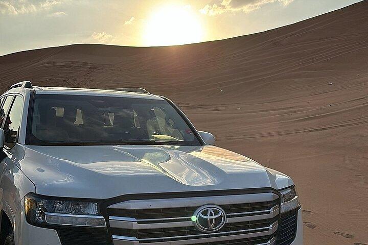 Desert Safari with 30 minutes Buggy Ride with Camel Ride & Dinner