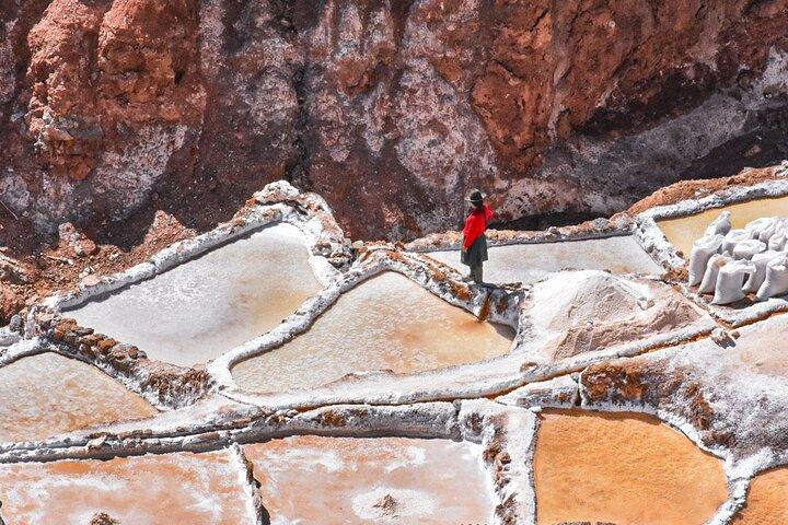From Cusco: Moray, Maras Salt Mines & Chinchero Weavers Half-Day