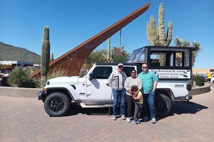 Sonoran Desert To MountainTop Jeep Tour minutes from Scottsdale