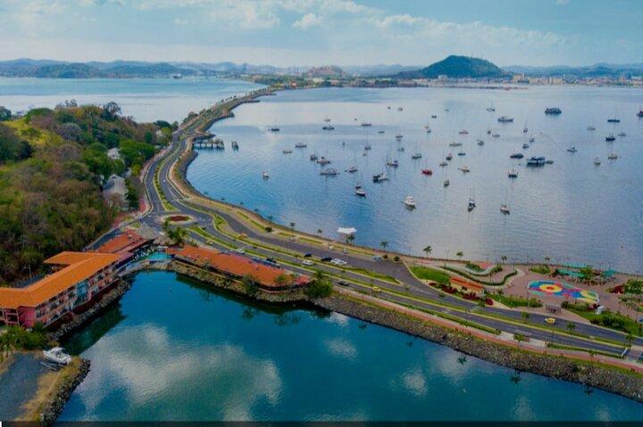 Miraflores canal Locks, Amador Causeway and Biomuseo private tour