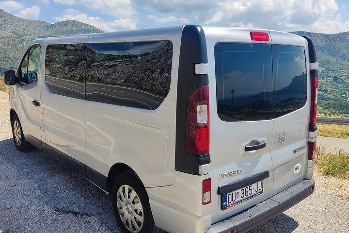 Private Transfer with Minivan from Dubrovnik to Split