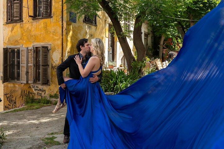 Athens-Greece: Book a FLYING DRESS Photoshoot Experience
