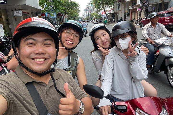 HCM City Local Street Food by scooter/ Aodai Rider Saigon tour