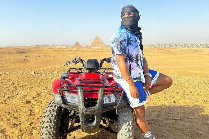 Giza Pyramids, Camel ride, Shopping with ATV Quad bike