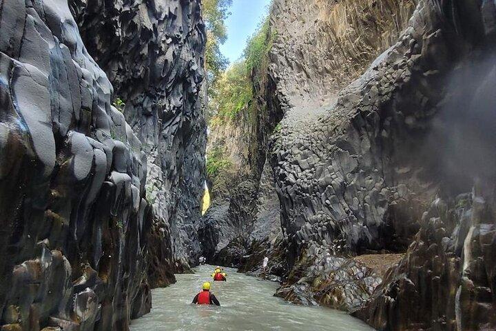 Adrenaline Tour Alcantara Gorges Quad and canyoning