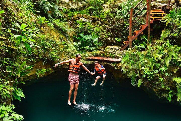 Small Group 3 Waterfall Cenotes Experience