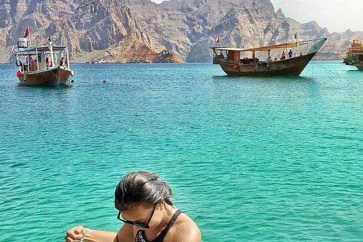 Musandam Dibba Tour with Dhow Cruise, Lunch and Water Activities
