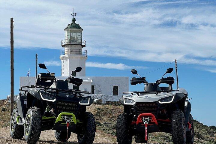 Discover Mykonos ATV Tour with 650cc Quads