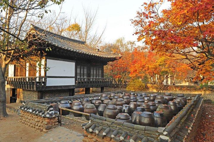 Hwadam Botanic Garden and Namhansanseong and Folk Village Trip