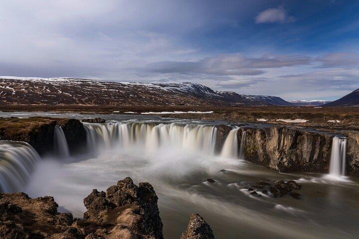 Akureyri Port: Hot Godafoss Waterfall Tour & The Forest Lagoon