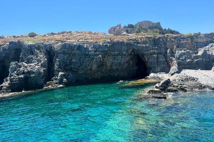 Lindos, Pefkos:Summer Breeze 3 Hour All Inclusive Swimming Cruise