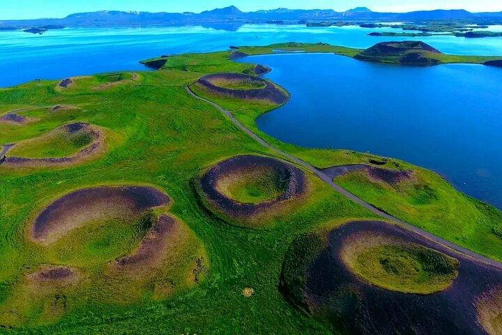 Myvatn Lake and Godafoss Waterfall for cruise ships from Akureyri