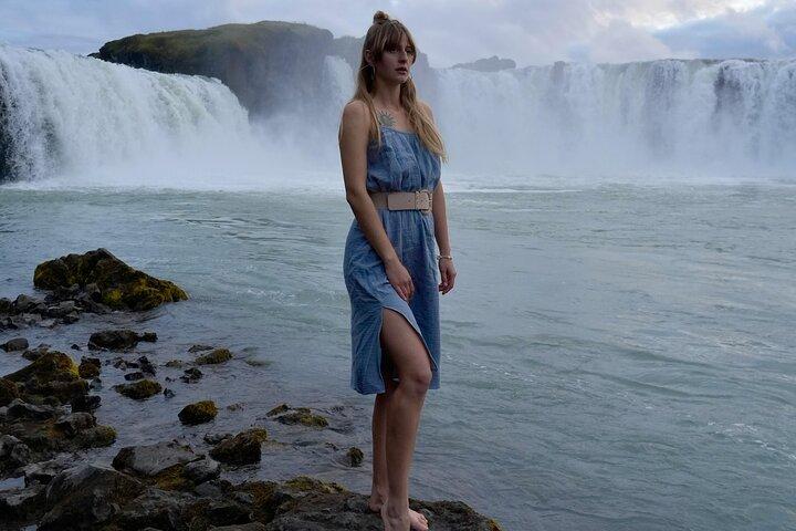Akureyri Port: Hot Godafoss Waterfall Tour & The Forest Lagoon