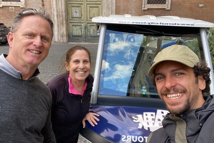 Rome Exclusive Private Golf Cart Tour