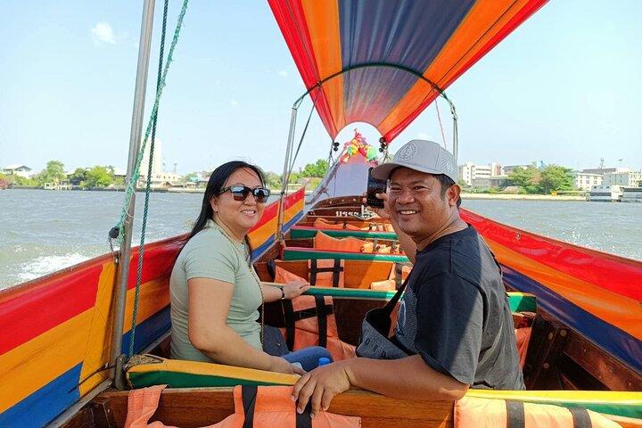 Bangkok Canal Tour Wat Pak Nam, Artist House, Flower Market