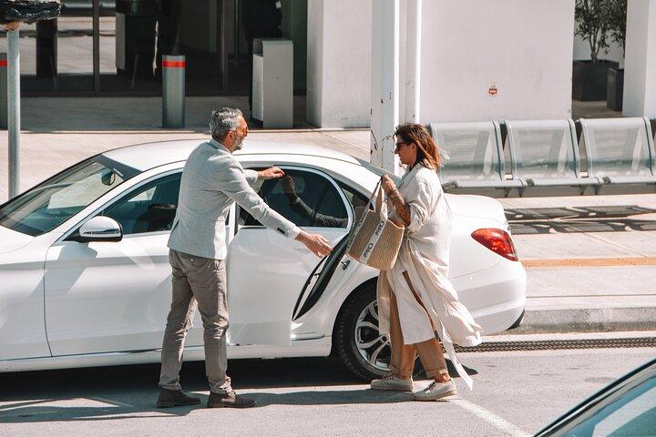 Santorini, Private Transfer with Luxury Airconditioned Vehicle