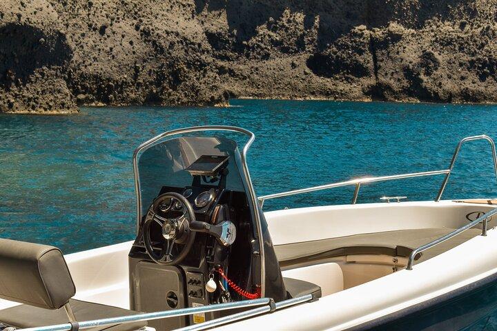 Rent a Boat in Santorini without a License