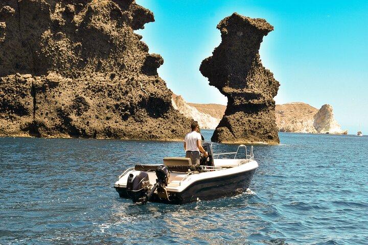 Rent a Boat in Santorini without a License