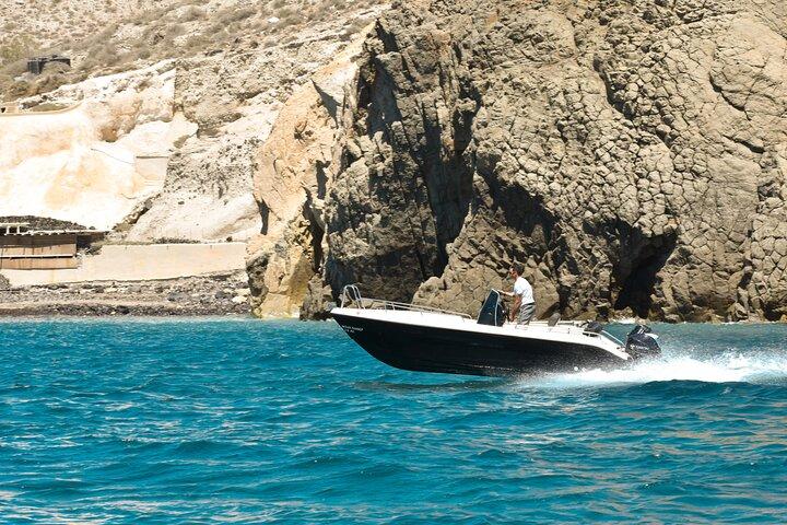 Rent a Boat in Santorini without a License