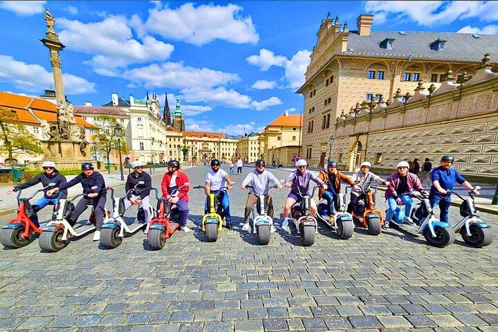 Grand city tour on Scrooser in Prague