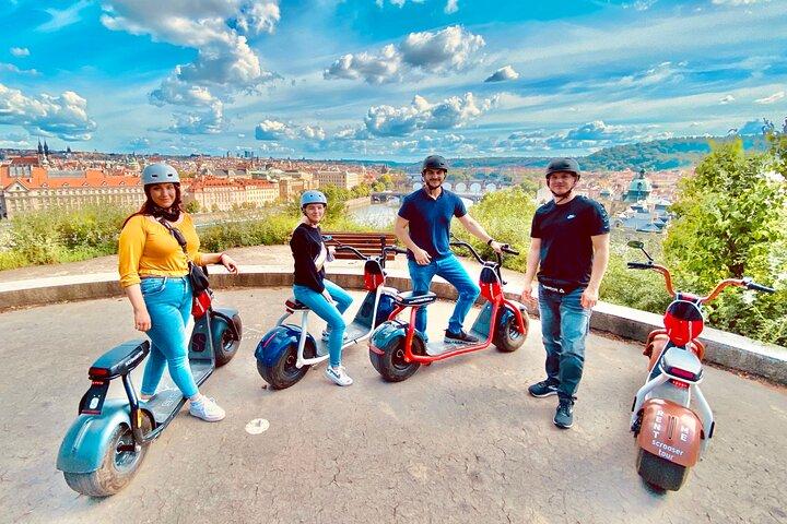 Grand city tour on Scrooser in Prague