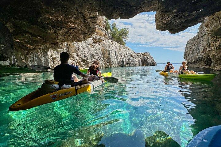 Pula: Sea Cave Kayak Tour with Snorkeling and Swimming(+WETSUIT)
