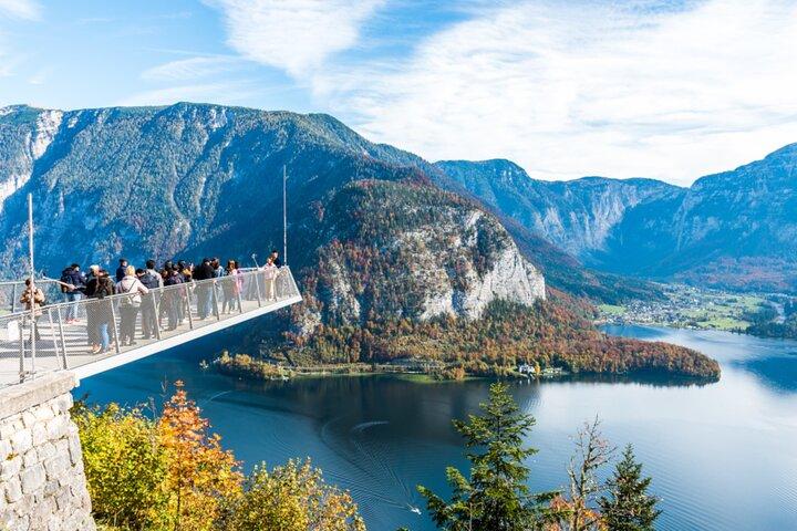 Vienna: small group tour Hallstatt with skywalk, boat, mine