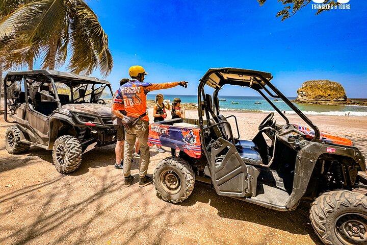 ATV or UTV Adventure with Banana Boat Ride to Conchal beach
