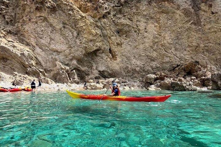 Guided Sea Cave Tour with Kayaking and Snorkeling in Ibiza