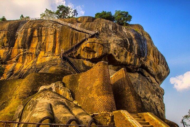 Sigiriya Rock & Cave Temple with Jeep Safari Private Day Trip