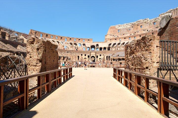 Colosseum with Arena Express Tour with Forum & Palatine Hill