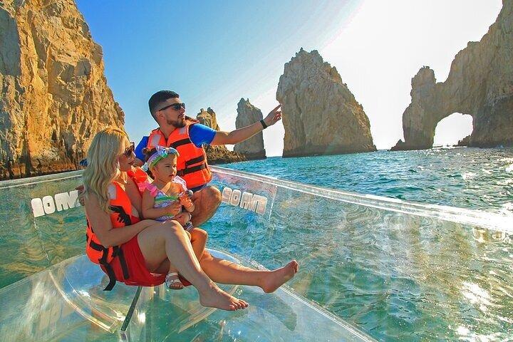 The Arch Tour on a Clear Boat from Cabo San Lucas