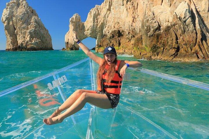 The Arch Tour on a Clear Boat from Cabo San Lucas