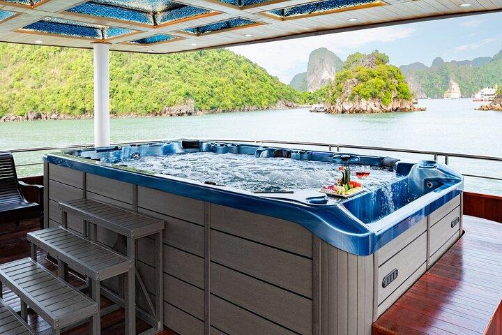 Arcady Premium Cruise Halong Bay Day Tour with Jacuzzi & Transfer