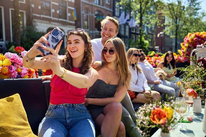 Amsterdam Highlights Cruise on Luxury Flower Boat